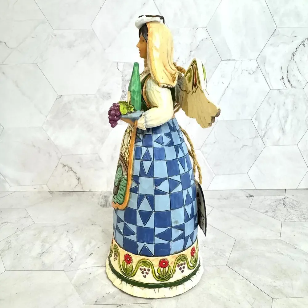 NEW Jim Shore Heartwood Creek Angel Italian 4025839 Where There Is Life RARE